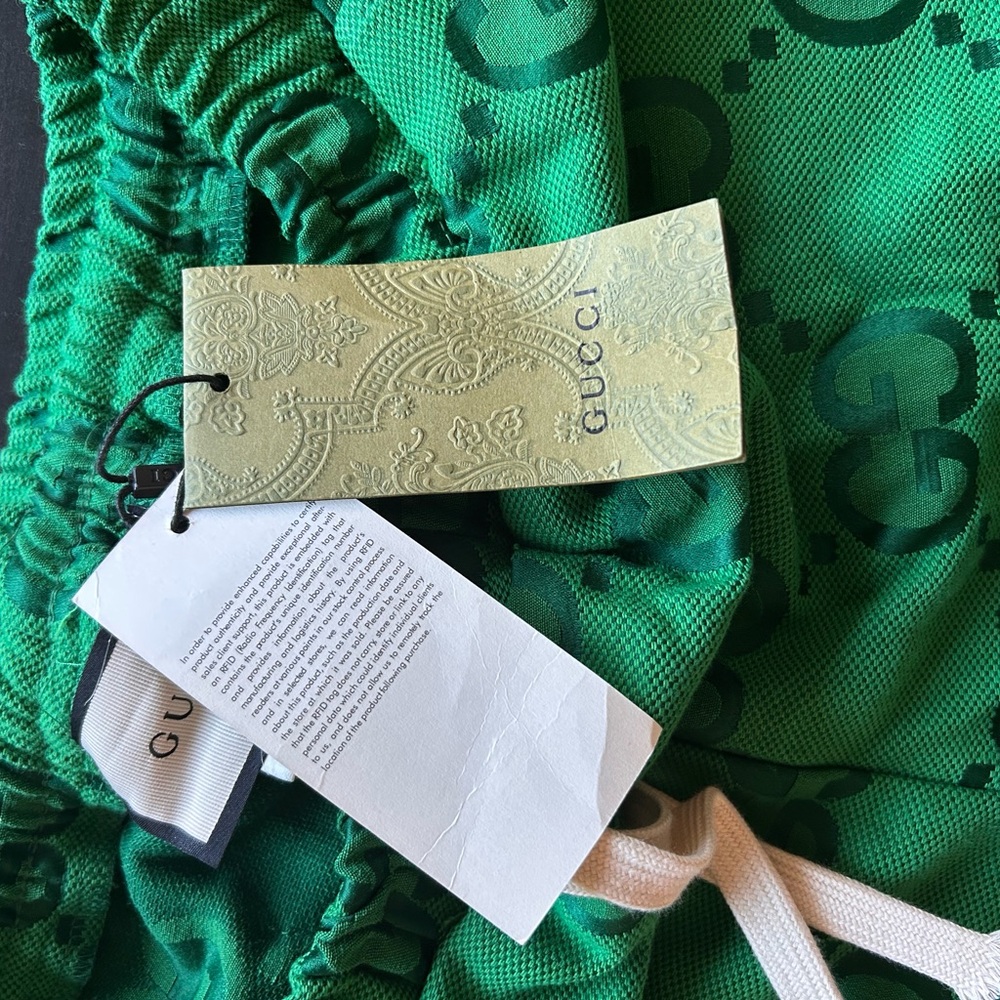 Green Patterned Sweatpants - Picture 5 of 7